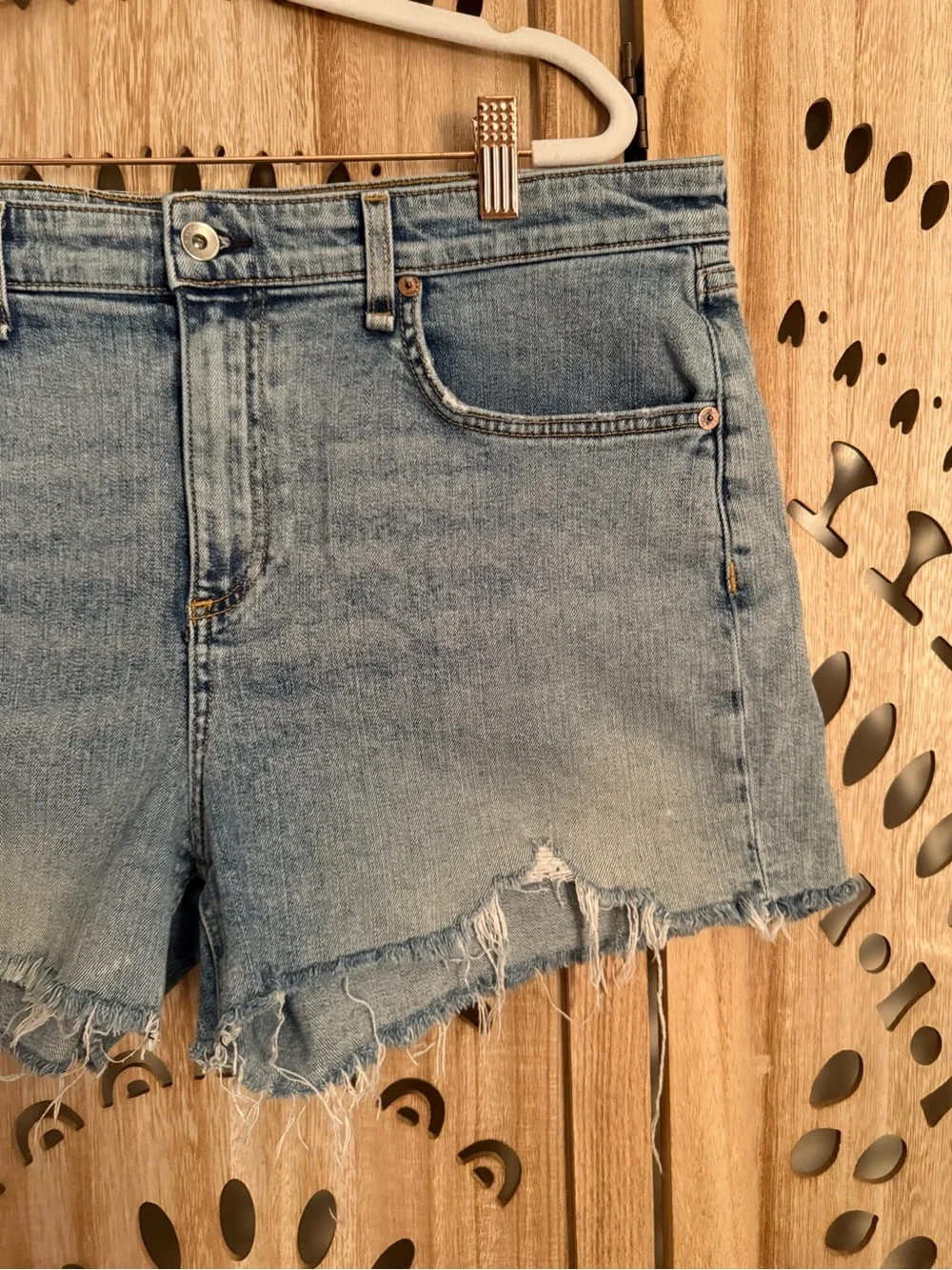 rag & bone Dre Low-Rise Denim Shorts | Size 32